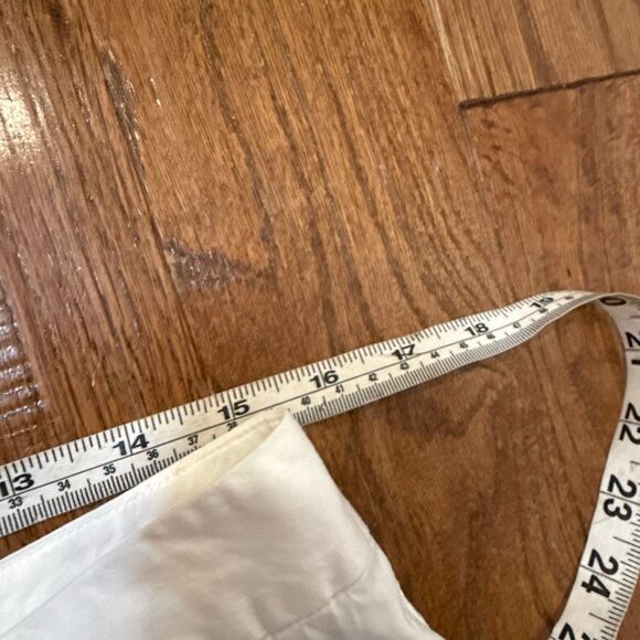 J. McLaughlin white crop wide leg pant size 14 - Picture 7 of 10